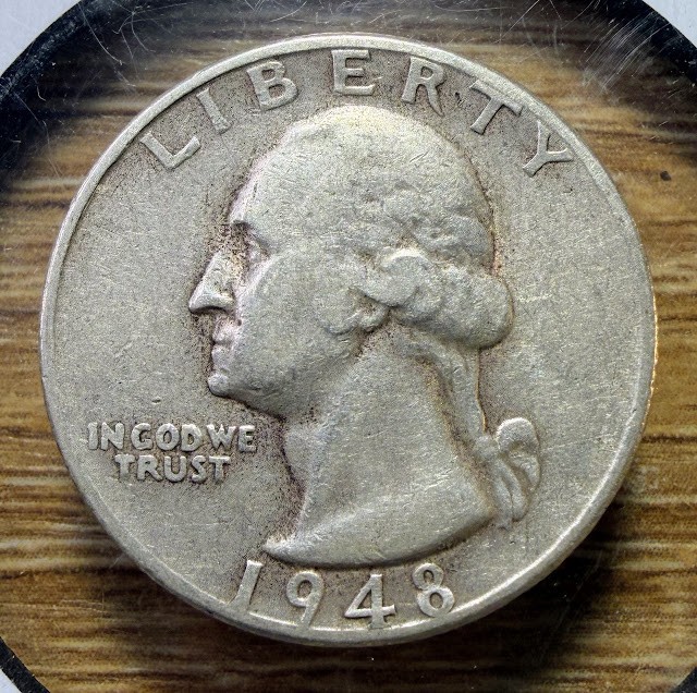1948-S Washington Quarter - Actual Coin Shown - Free Shipping & Tracking INV#266