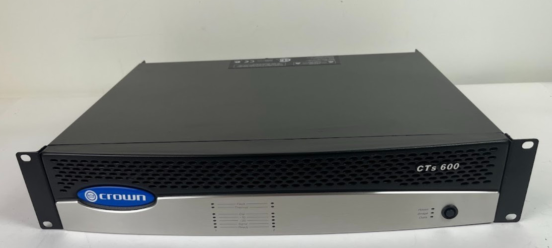 Crown CTs 600 2-Channel Power Amplifier 2U Rackmount Commercial Pro Audio Amp