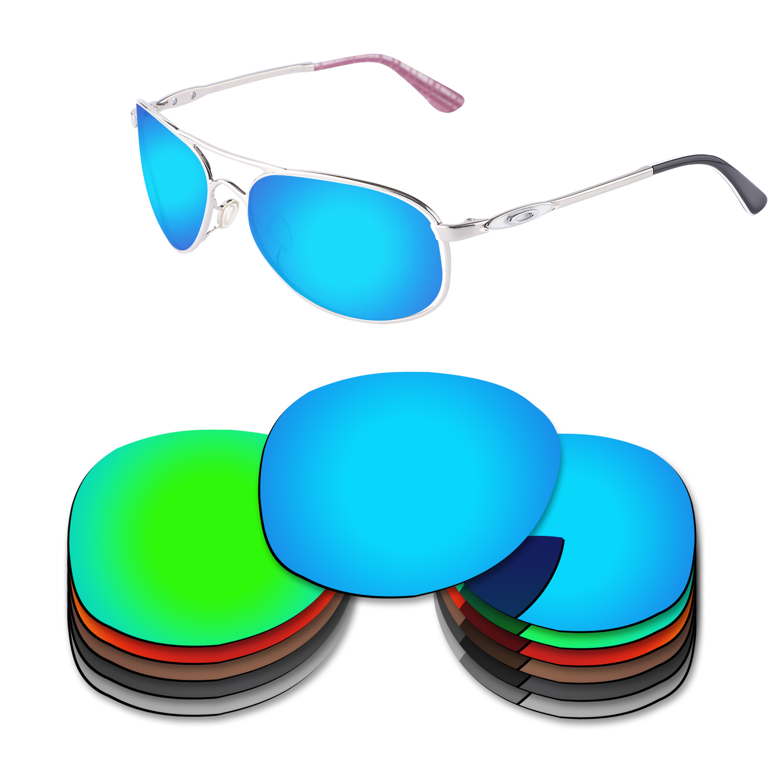 Lenslog Polarized Replacement Lenses For-Oakley Given OO4068 Multi-Opt