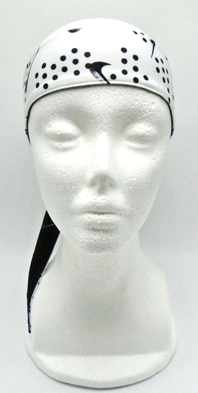 Nike Dri-Fit Youth Printed Head Tie Reversible Black/White OSFM