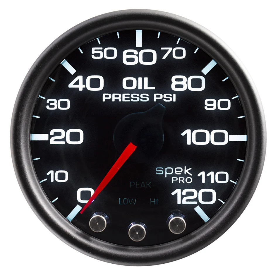 AUTOMETER P32552 Spek-Pro Oil Pressure Gauge 0-120psi 2-1/16