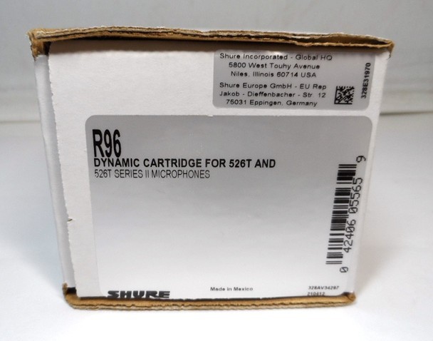 Shure R96 Dynamic Microphone Replacement Cartridge New in Box