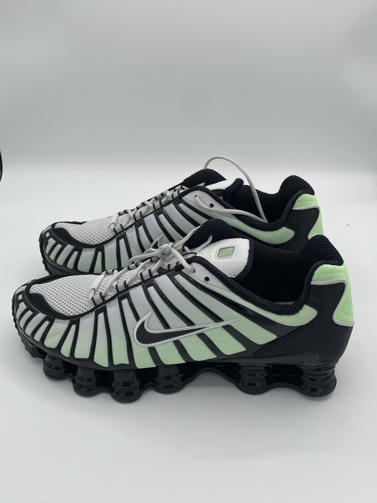 Nike Shox TL   (Vapor Green/Photon Dust/Black) AV3595 300 Men 10.5 No Box Lid