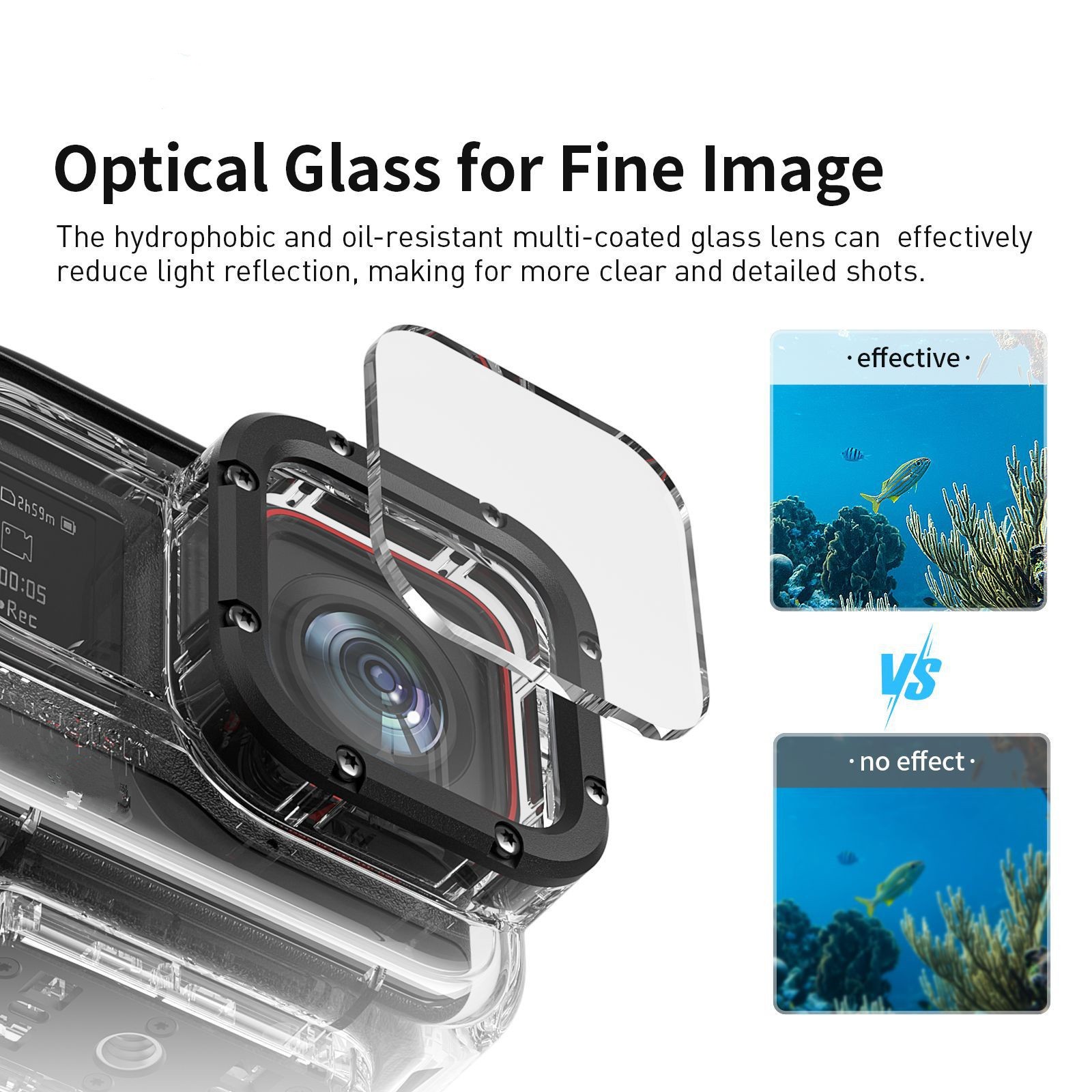 New 60M Diving Waterproof Shell Case Camera Accessories For Insta360 ACE Pro dd