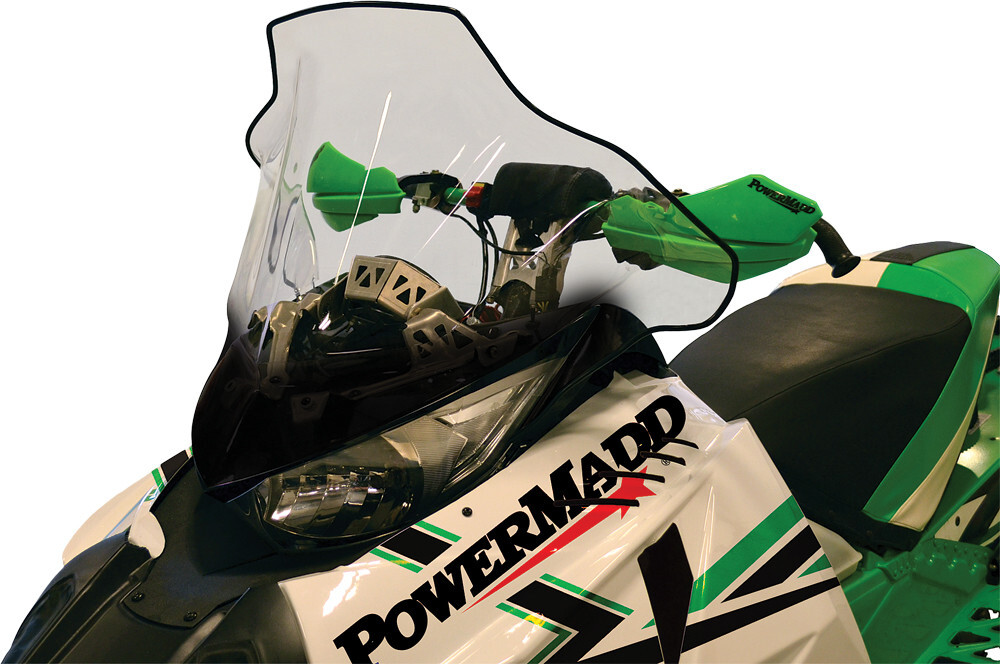 2012-2017 for Arctic Cat Sno Pro 600 Cobra Windshield Mid clear blk graphics 17"