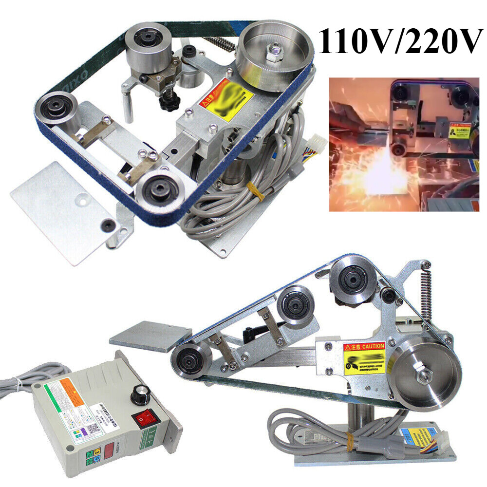 DIY Belt Sander Brushless Belt Machine DIY Polishing Grinding Machine 110V/220V