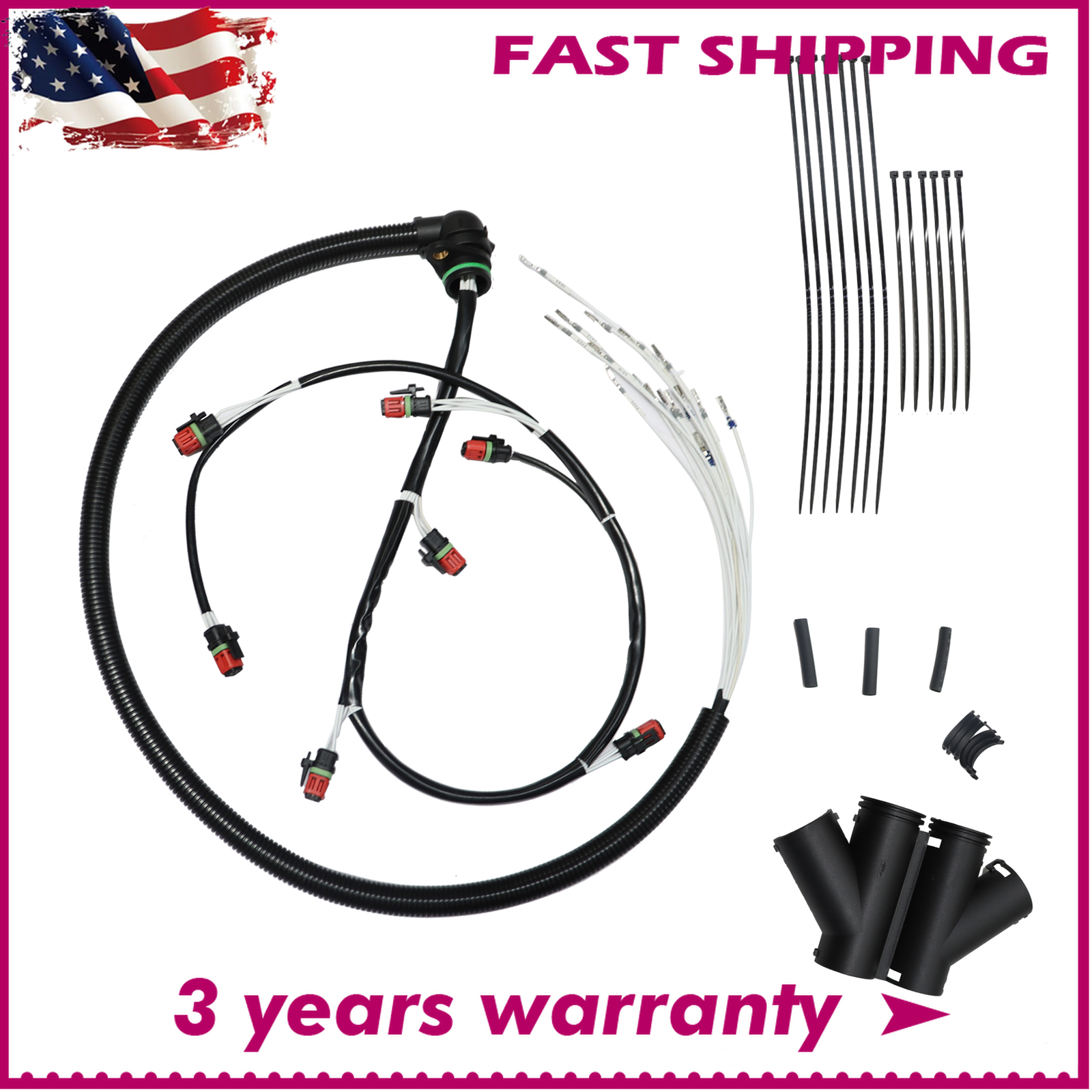 New Engine Injector Wire Harness Kit For Volvo Truck D13 22248490