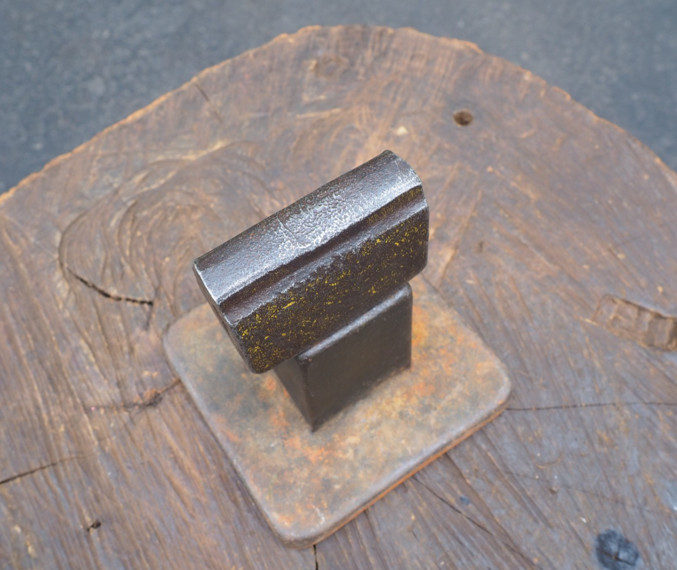 NICE 3/4" BOTTOM FULLER 7/8" HARDY BLACKSMITH ANVIL FORGE BLADESMITH KNIFE TOOL