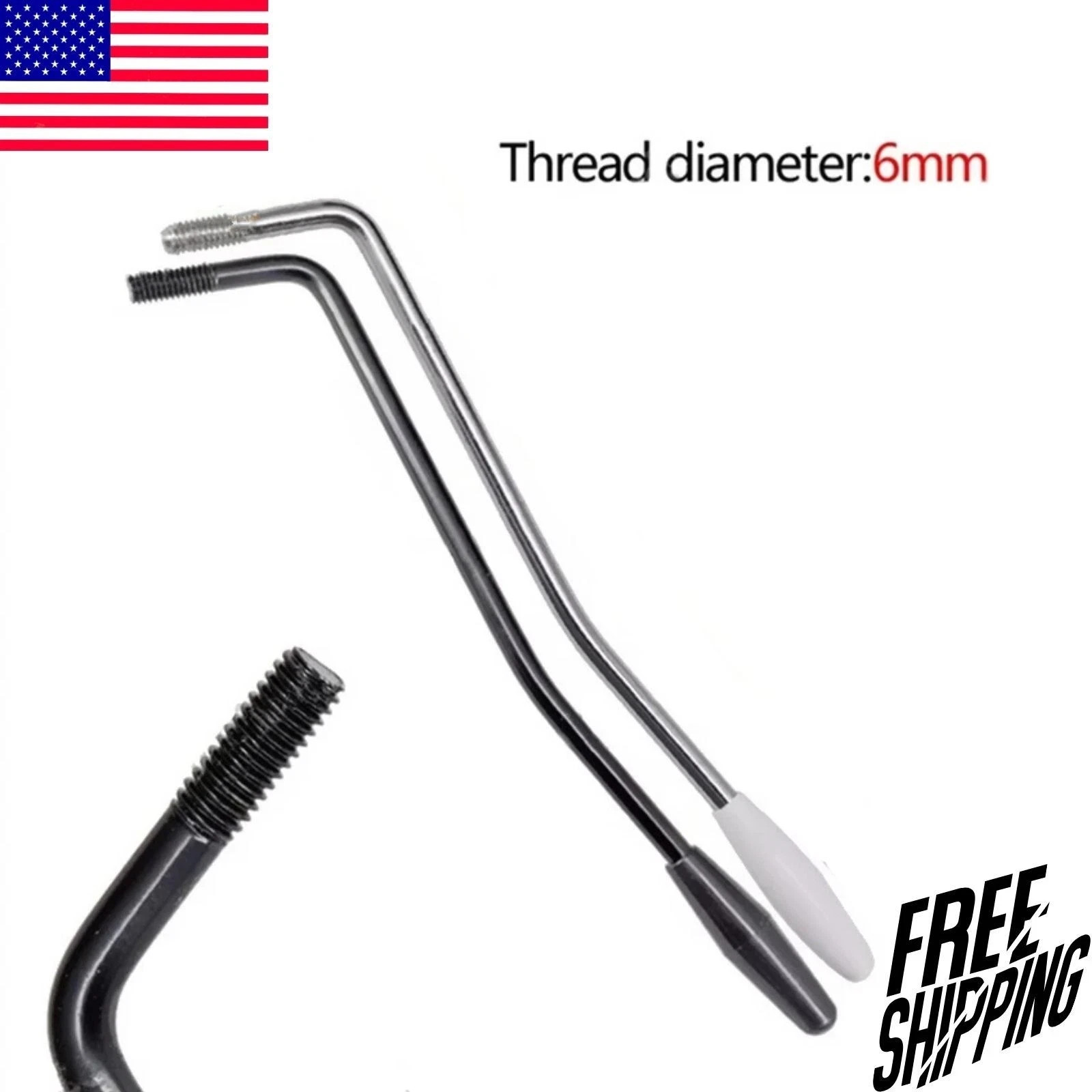 New 6mm Guitar Tremolo Arm Whammy Bar For Fender & Squier Strat Electric Guitar