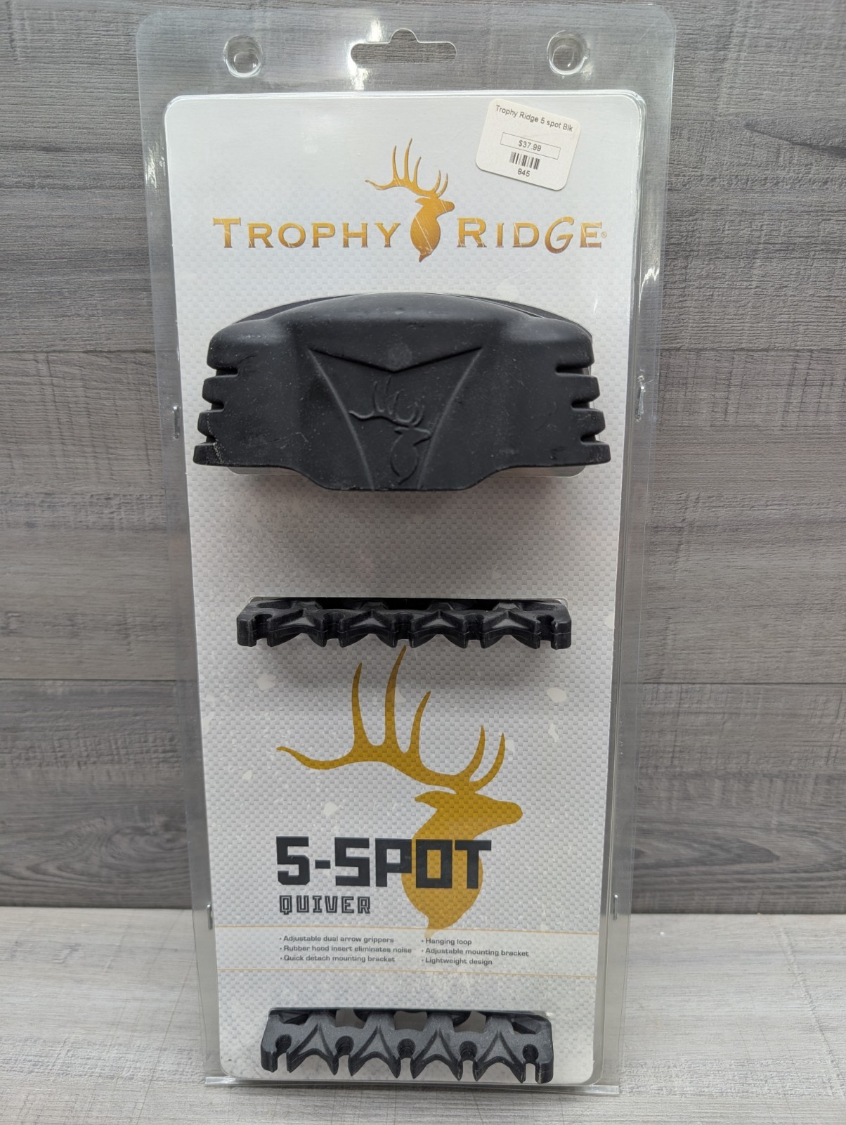 New Trophy Ridge 5-Spot Arrow Quiver Black Model# AQ600B