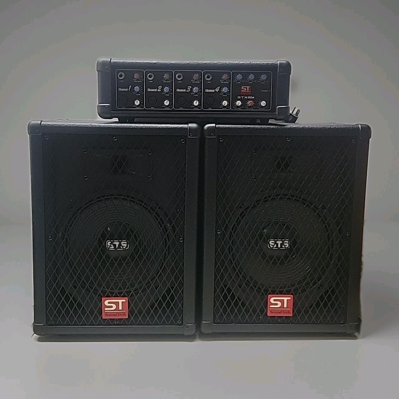 SoundTech STX804 PA System And Speakers