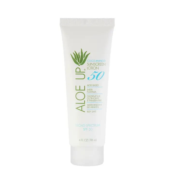 Aloe Up White Collection Coco Mango SPF 50 Sunscreen Lotion