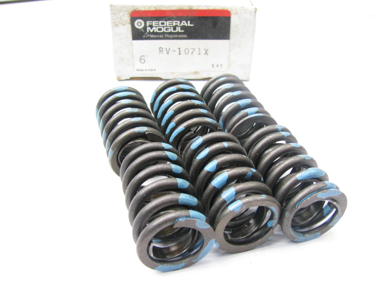 (6) Federal Mogul RV-1071X Exhaust Valve Spring For 1978-92 GM 3.2L 3.8L 4.3L-V6