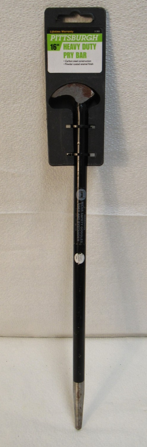 Pittsburgh 16" Heavy Duty Pry Bar Carbon Steel 31383