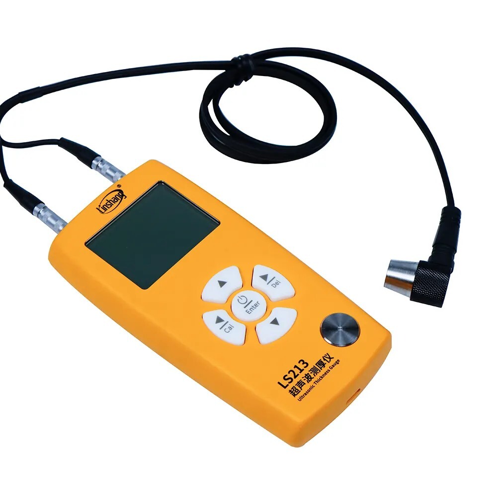 Ultrasonic Thickness Gauge Meter For Plastic  Metal With High Temperature Probe