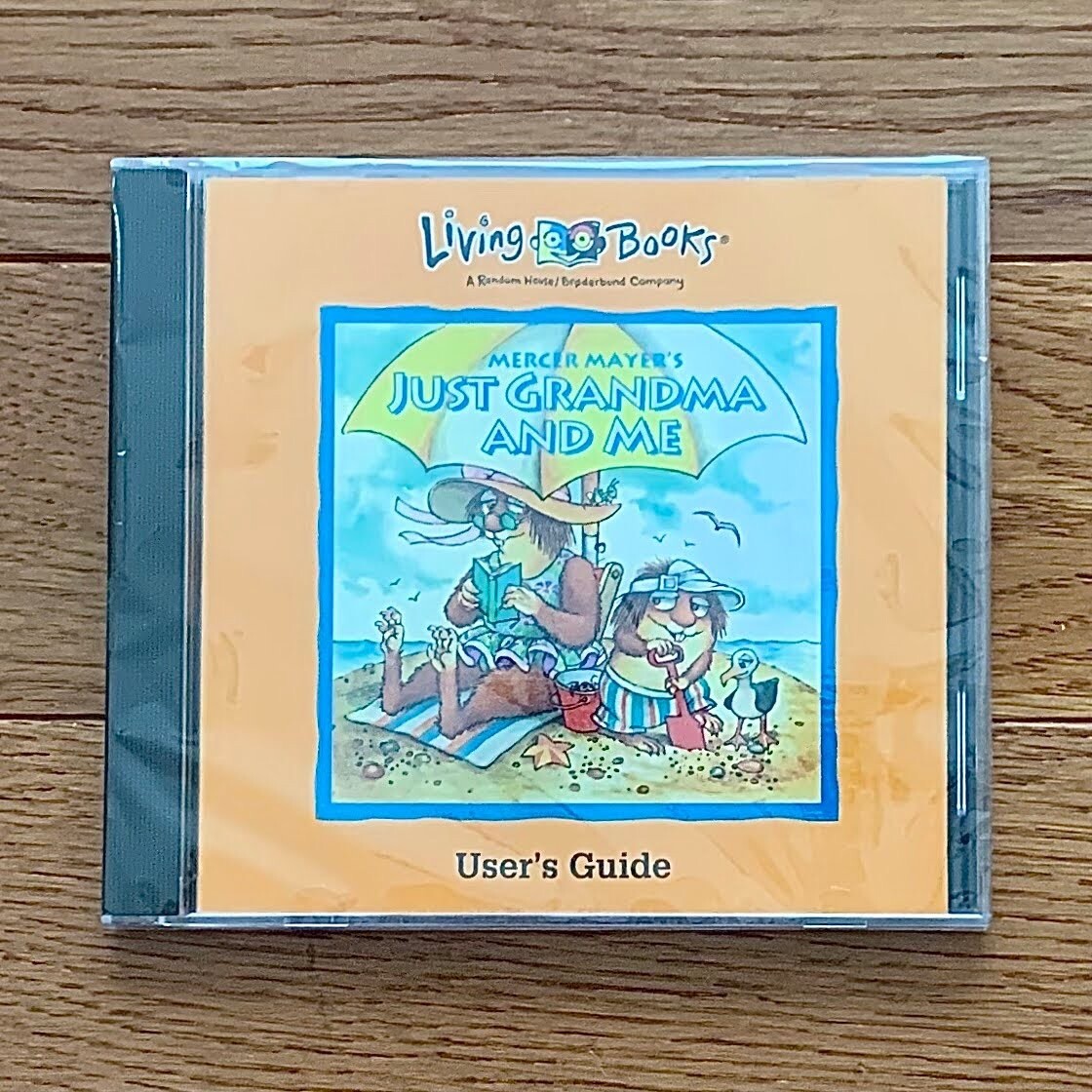 Just Grandma and Me (Living books) by Mercer Mayer.   CD in Original Sealed Case