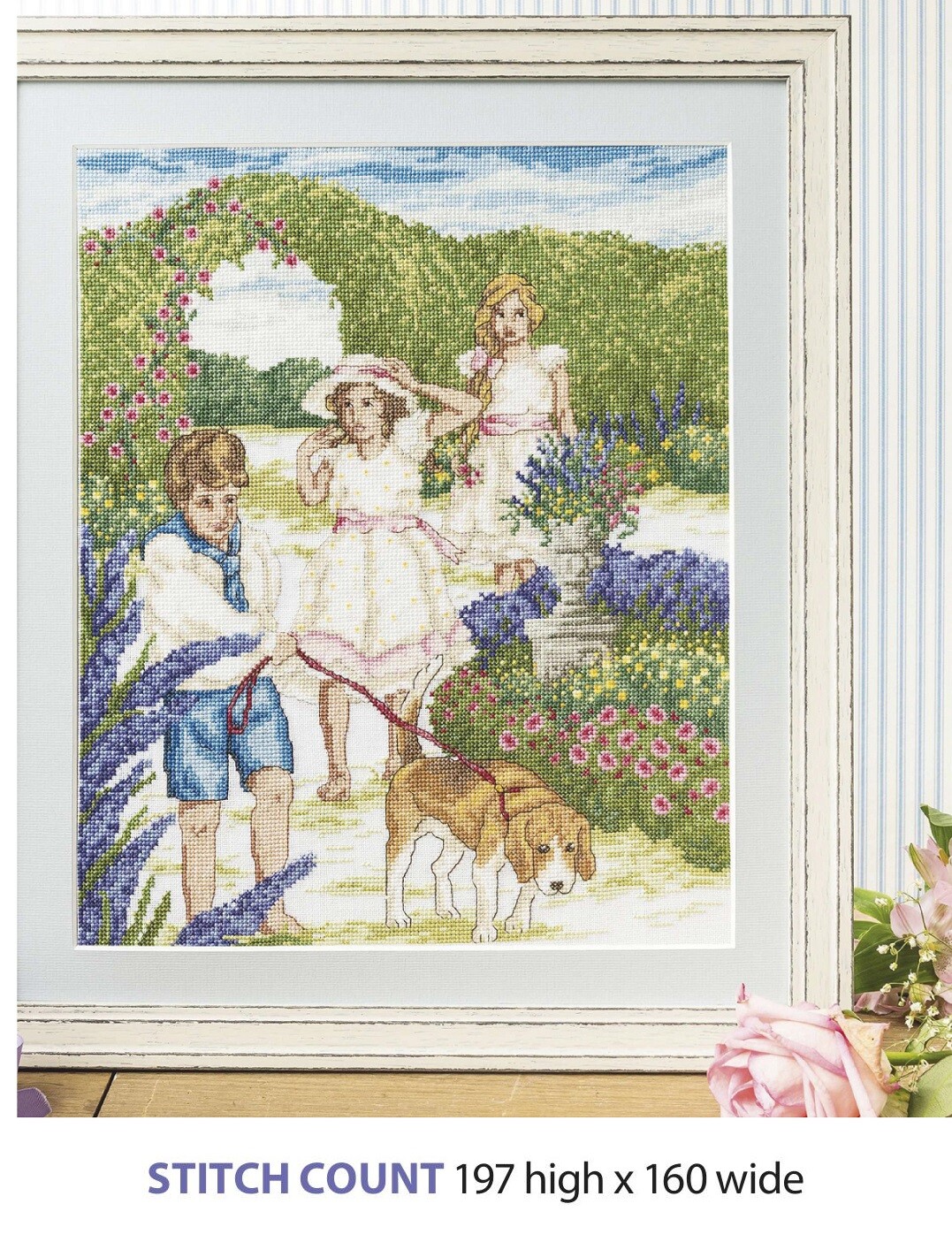 VICTORIAN CHILDREN  CROSS STITCH PATTERN  ONLY     ALS  VE