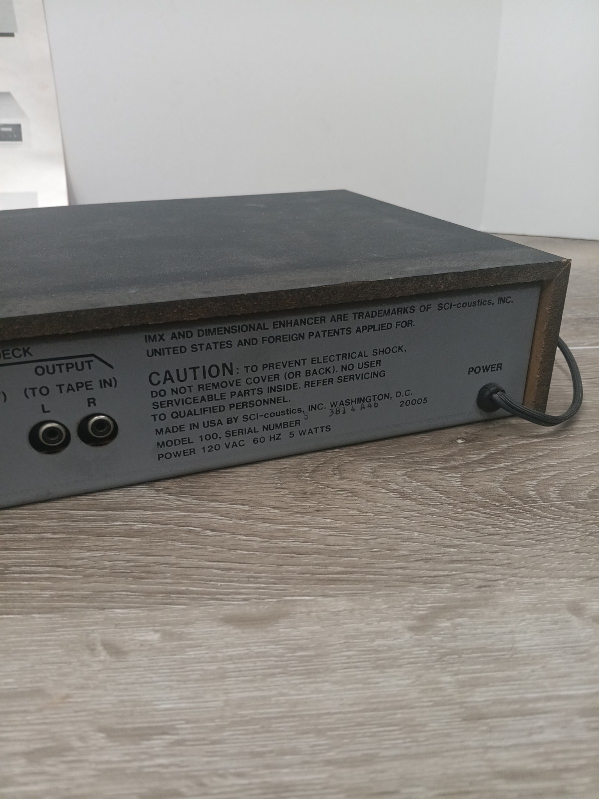 SCI-acoustics IMX Dimensional Enhancer Stereo Audio Processor For Parts