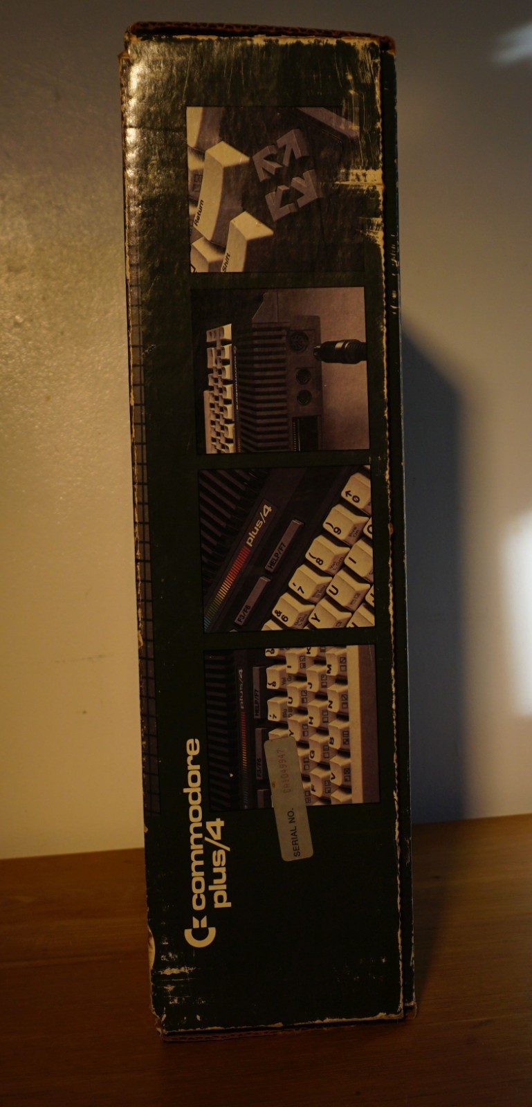 Vintage Commodore Plus/4 Computer With Box & Accessories Manuals Power Test Only