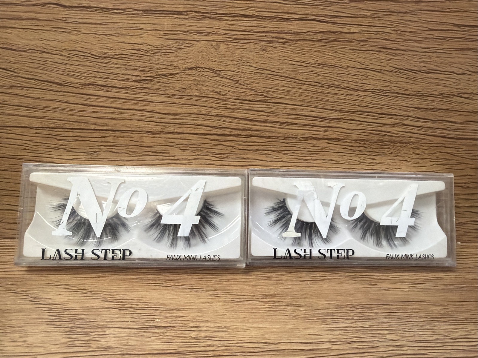 Lash Step Faux Mink Lashes No. 4 False Eyelashes 2 Pack Read*