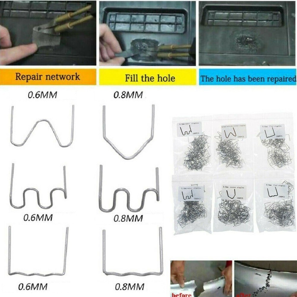 Home Hot Staples Power Tools 0.6/0.8mm Staples Plastic Welder Repair Kit