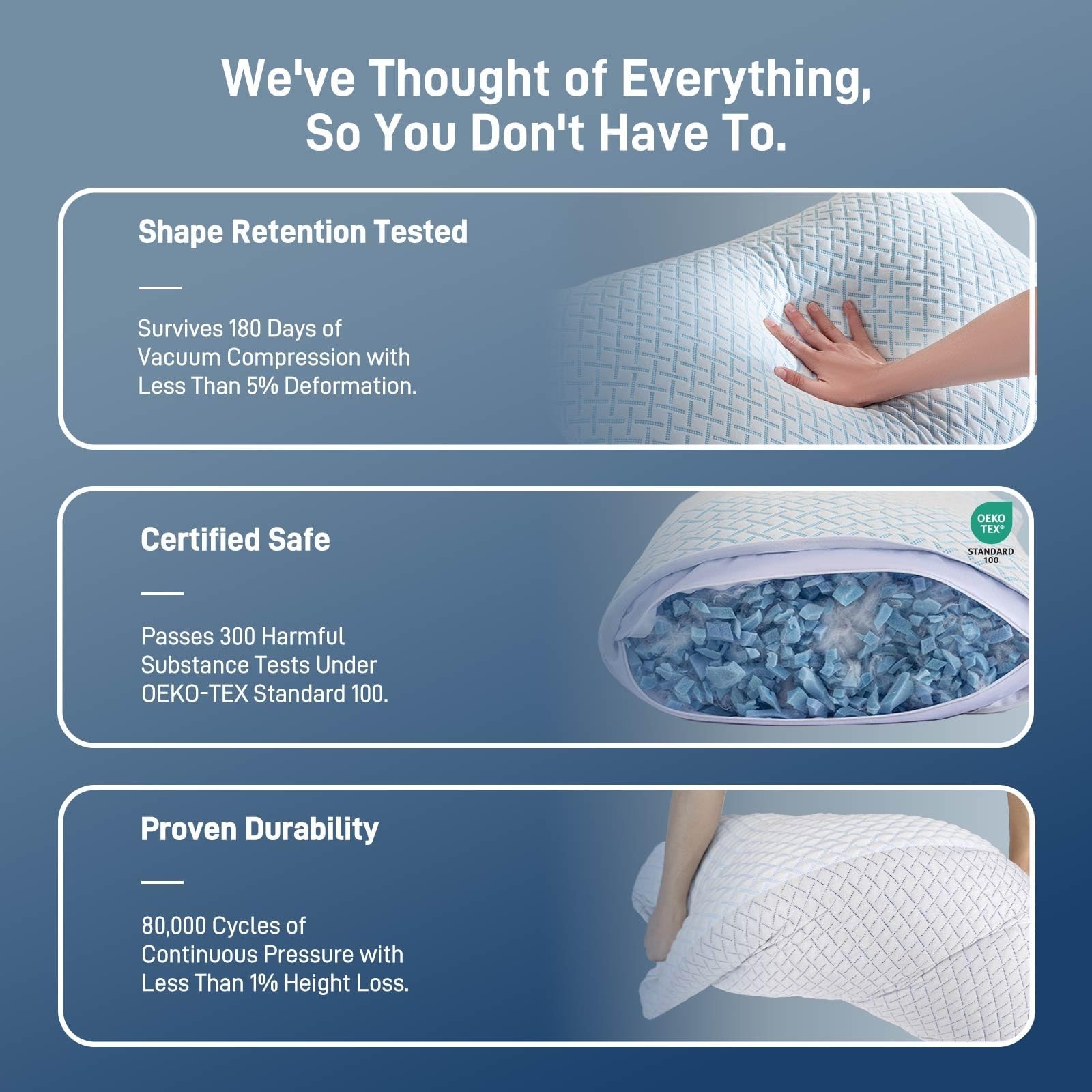 Alkyonos Shredded Memory Foam Cooling Medium Soft Viscose Derived from Bamboo...