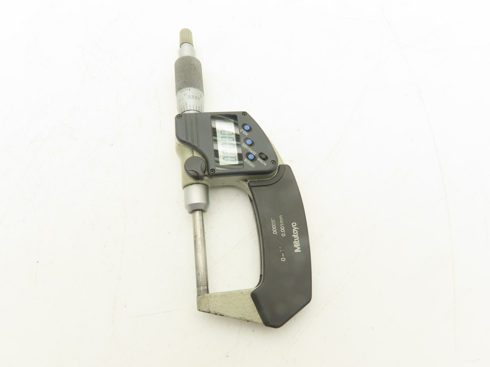 Mitutoyo 406-350 Digimatic Micrometer 0-1" 25mm Range Non-Rotating Spindle