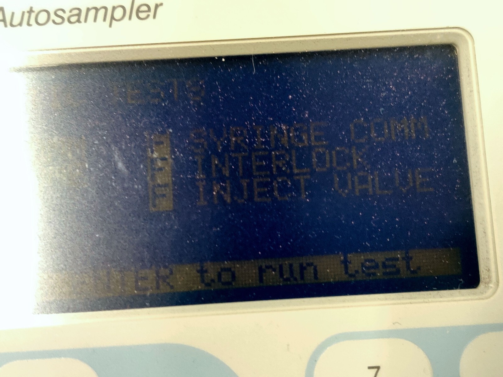 Dionex AS50 Autosampler Display Module. Working