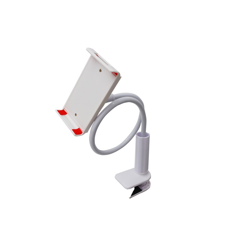 Lazy Cell Phone Holder Bedside 4-7''Mobile Phone Universal Stand White Plastic