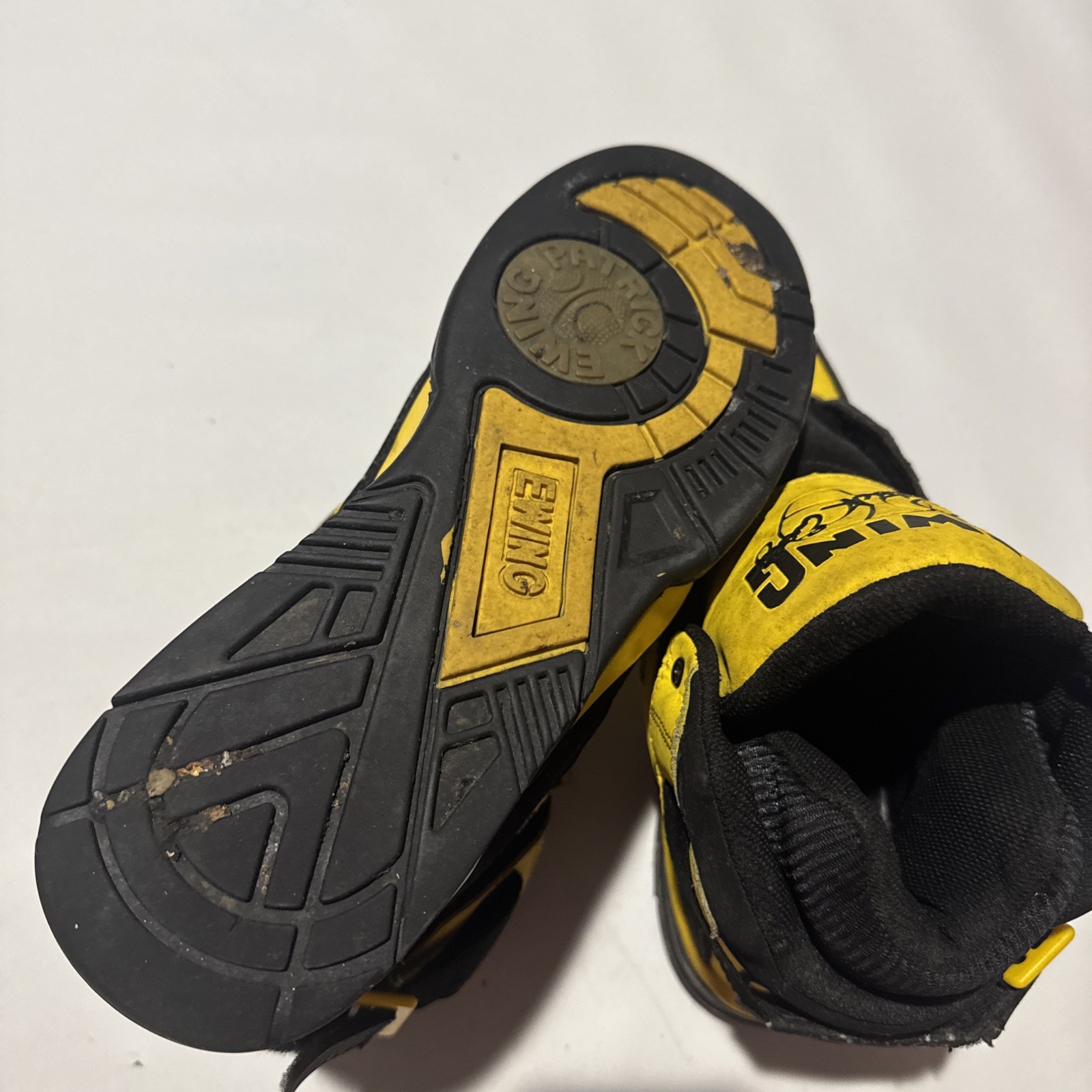 Patrick Ewing Yellow Athletic Sneakers - Size 9.5