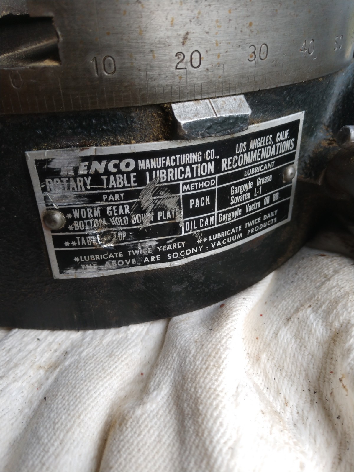 Enco 8” Rotary Table Milling Machine Machinist