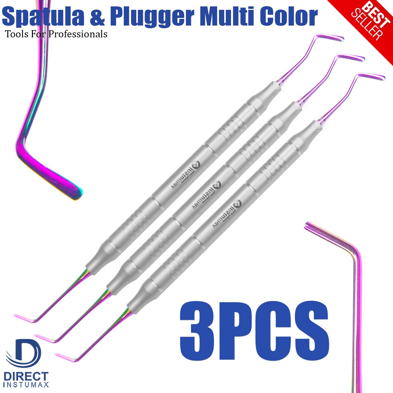 Dental Composite Filling Kit for Professionals: Titanium Spatula & Plugger