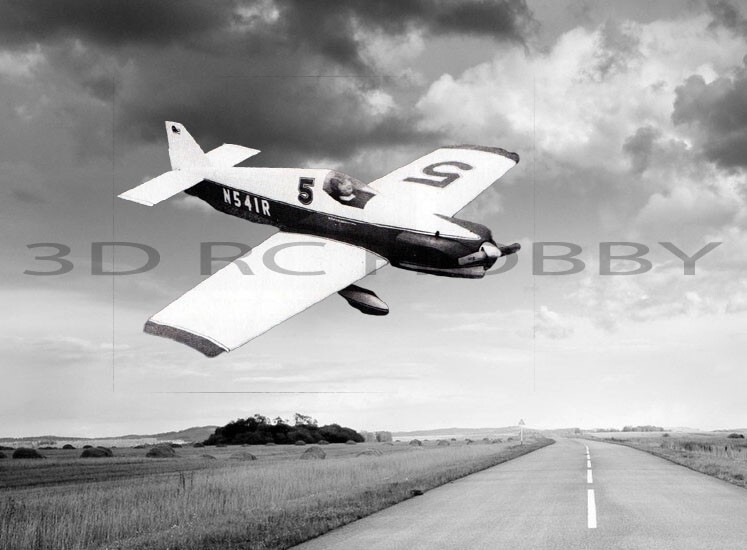 Deja Vu Qrtr Midget Racer 34" RC Airplane Laser Cut Balsa & Ply Short Kit + Plan