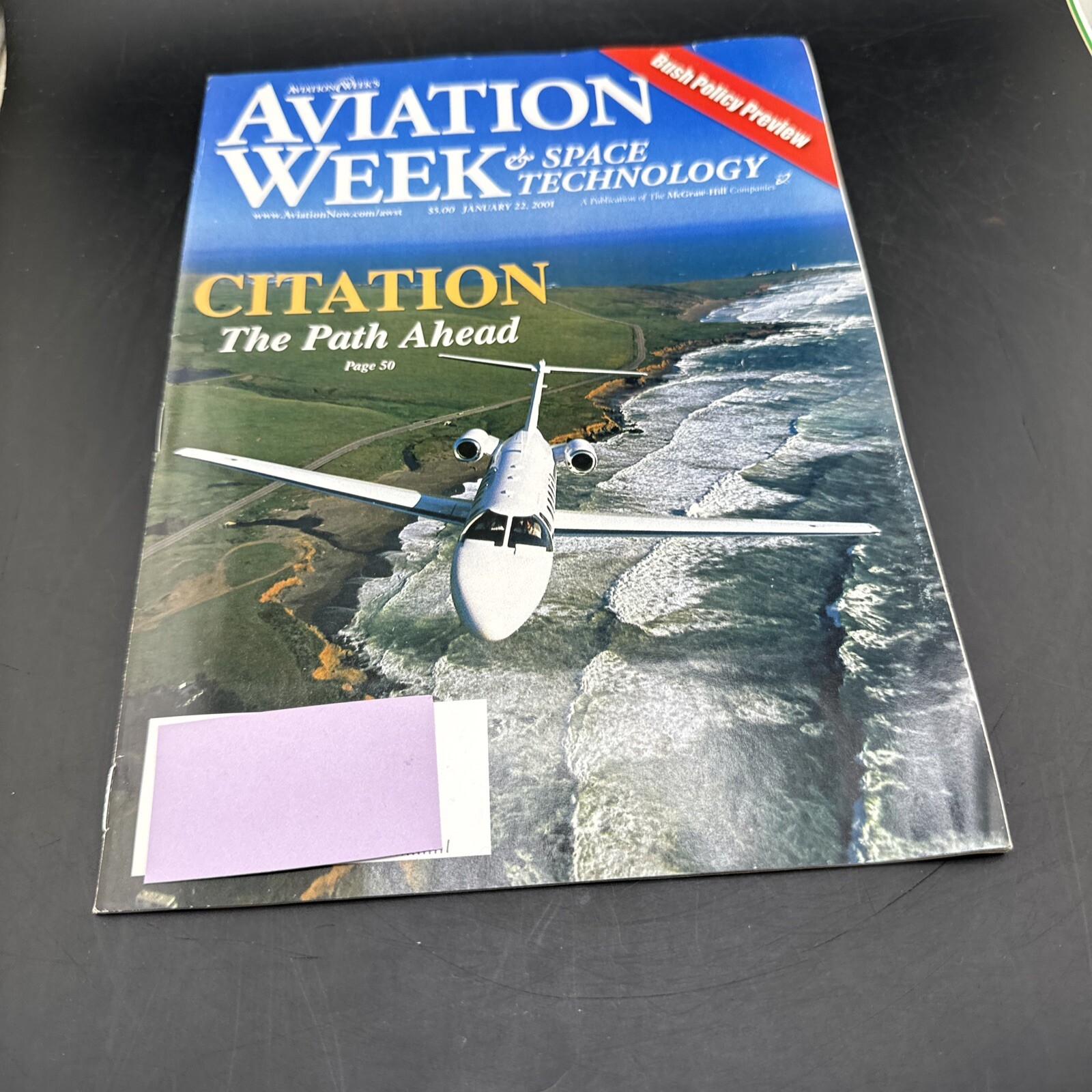 ✈️ AVIATION WEEK & SPACE TECHNOLOGY MAGAZINE JAN 2001
