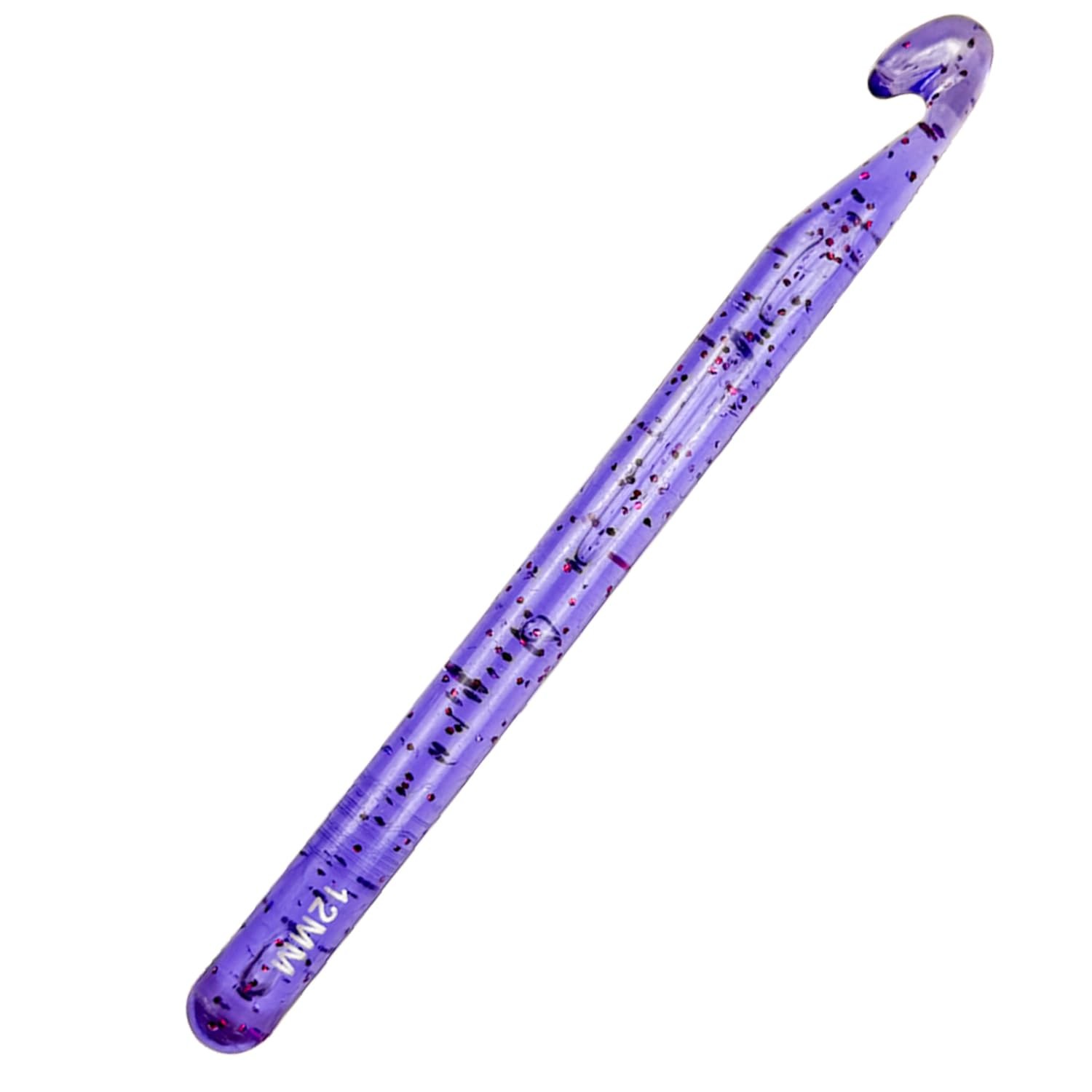 Hobekoee 12mm Large Crochet Hook for Chunky Yarn,Ergonomic Crochet Needles fo...