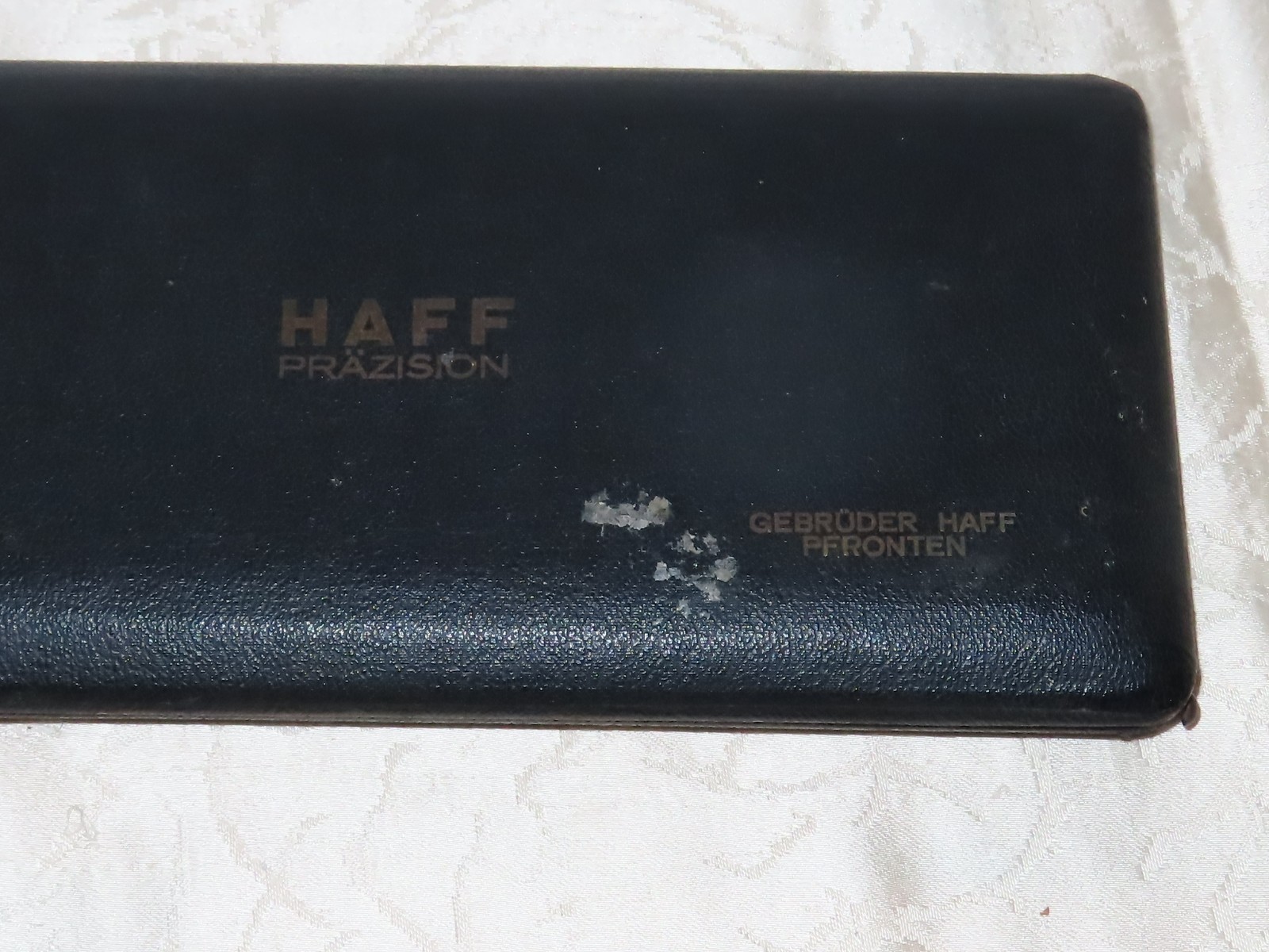 Vintage Compass Set With Case By Haff Präzision Pfronten