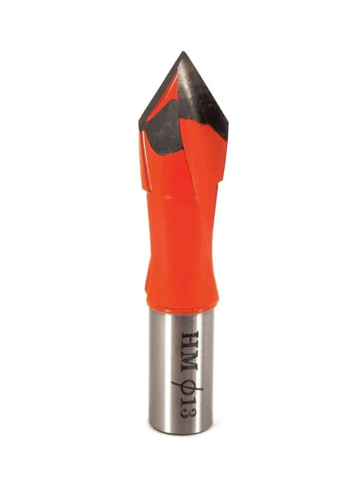 Whiteside DT13-57LH Left Hand V-Point Dowel Drill 13mmCD, 57mmOAL