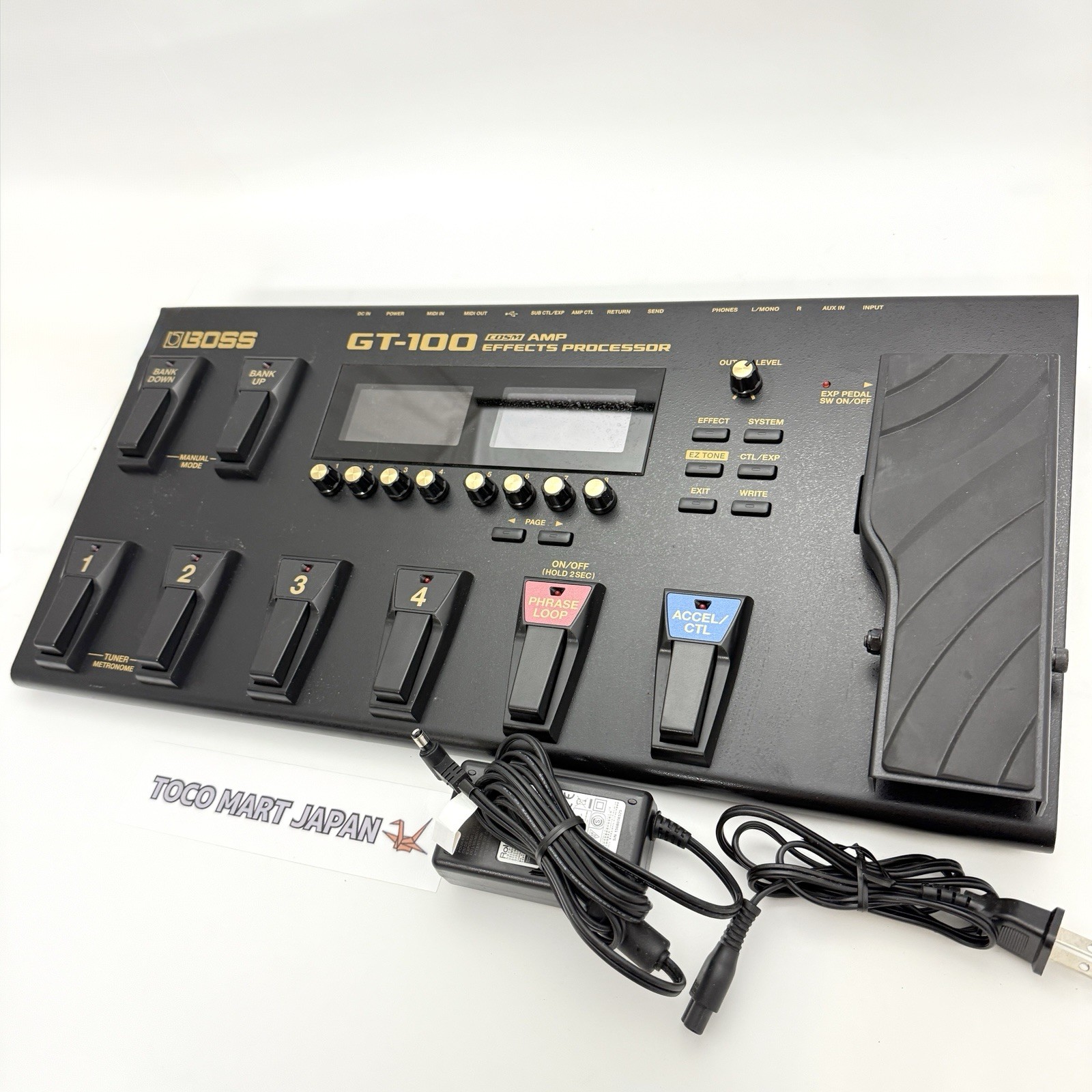 Boss GT-100 Multi-Effects Processor Guitar Effect Pedal w/ Adapter Japan #0142