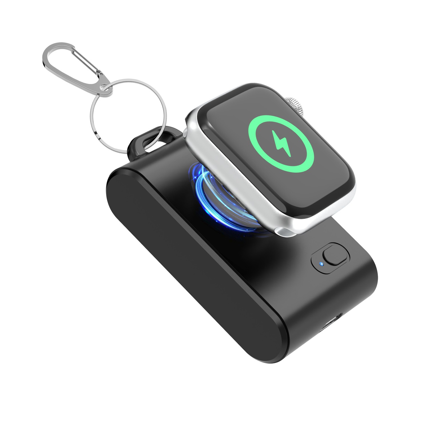 Power Bank for Apple Watch Magnetic Travel Smart iWatch Charger Universal Black