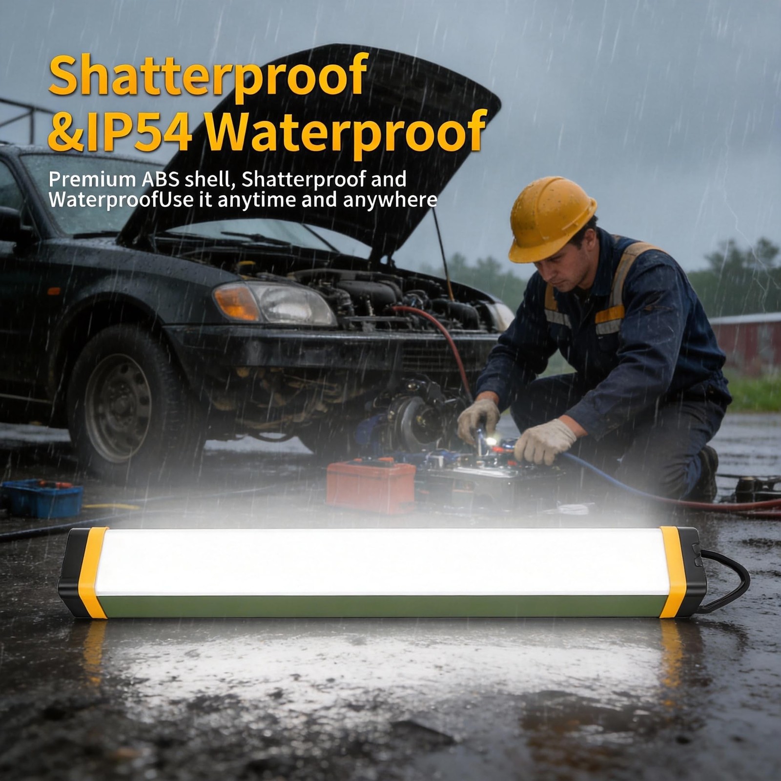 Mechanic Work Light, 7000LM Magnetic Work Lights, Rechargeable LED ... Fast Ship