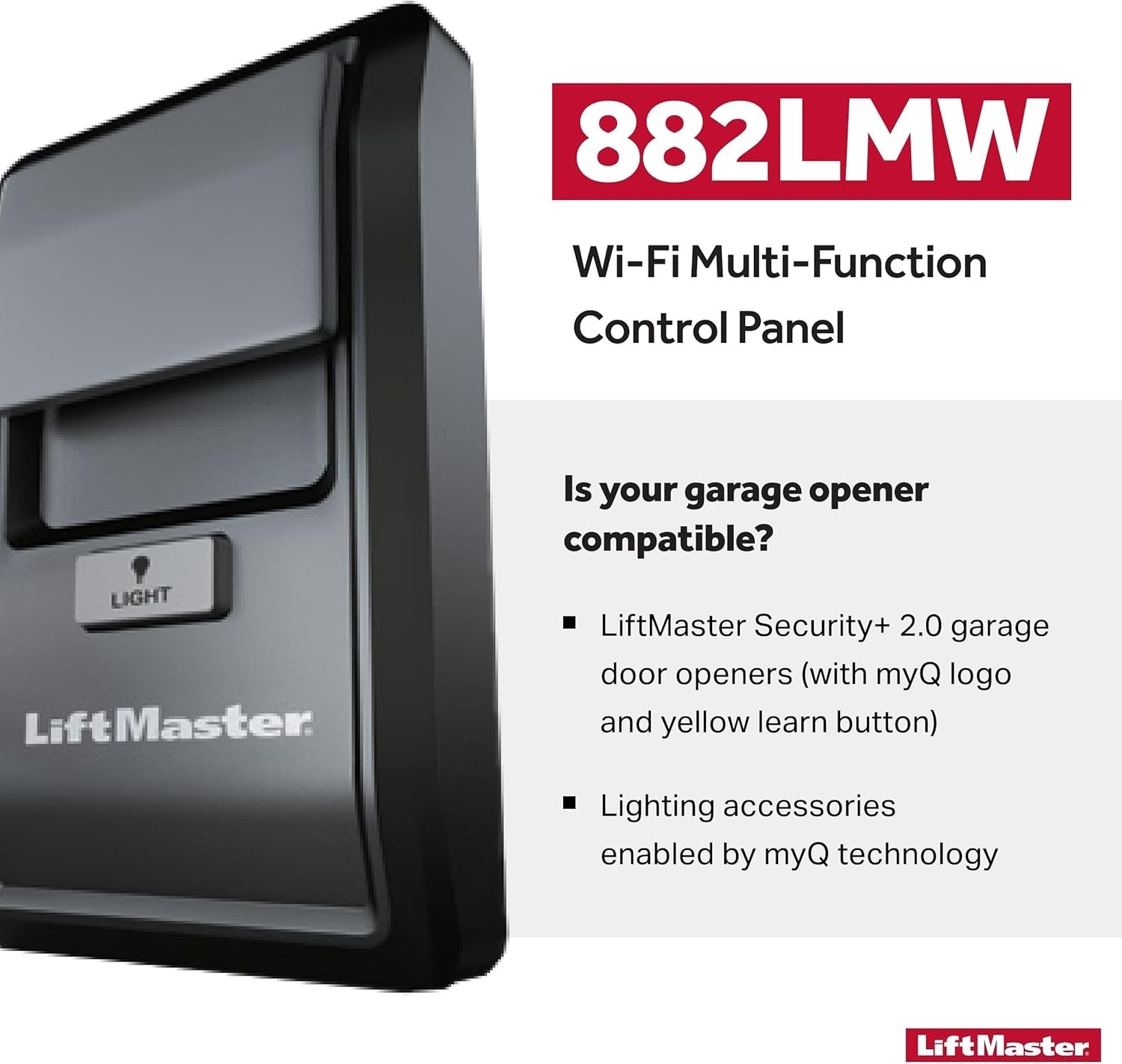 Innovative Garage Door Control for Security+ 2.0 Openers with WiFi Integration
