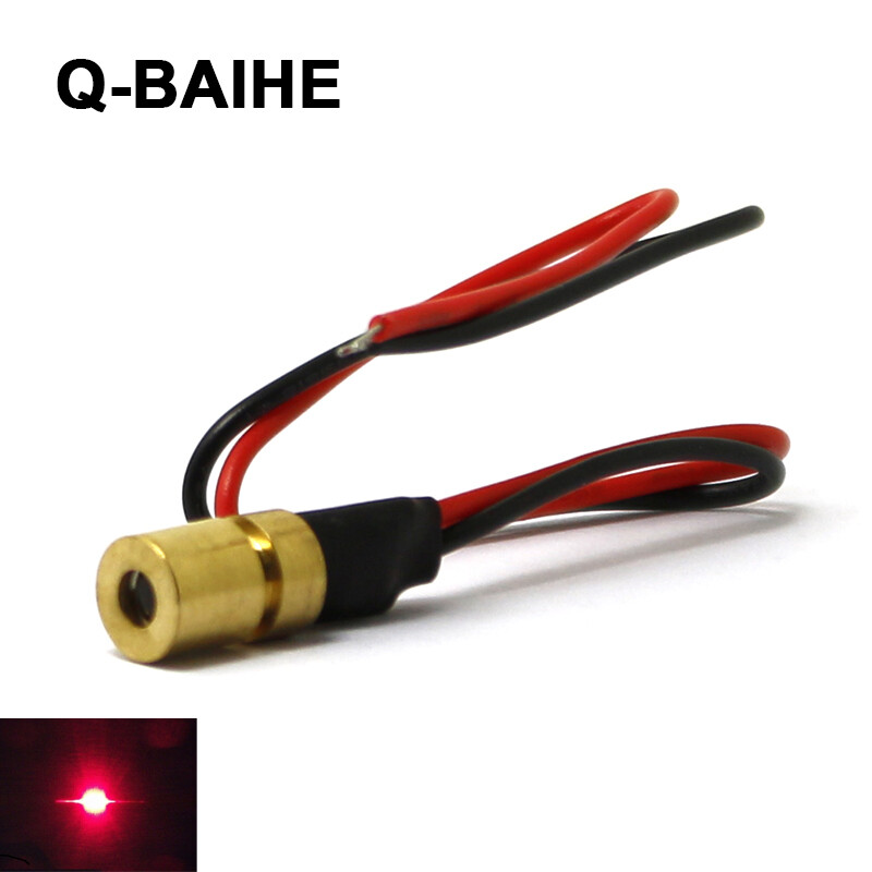 4mm 635nm 5mw Mini Red Spot Dot Positioning Laser Module Emitting Diode Lamp