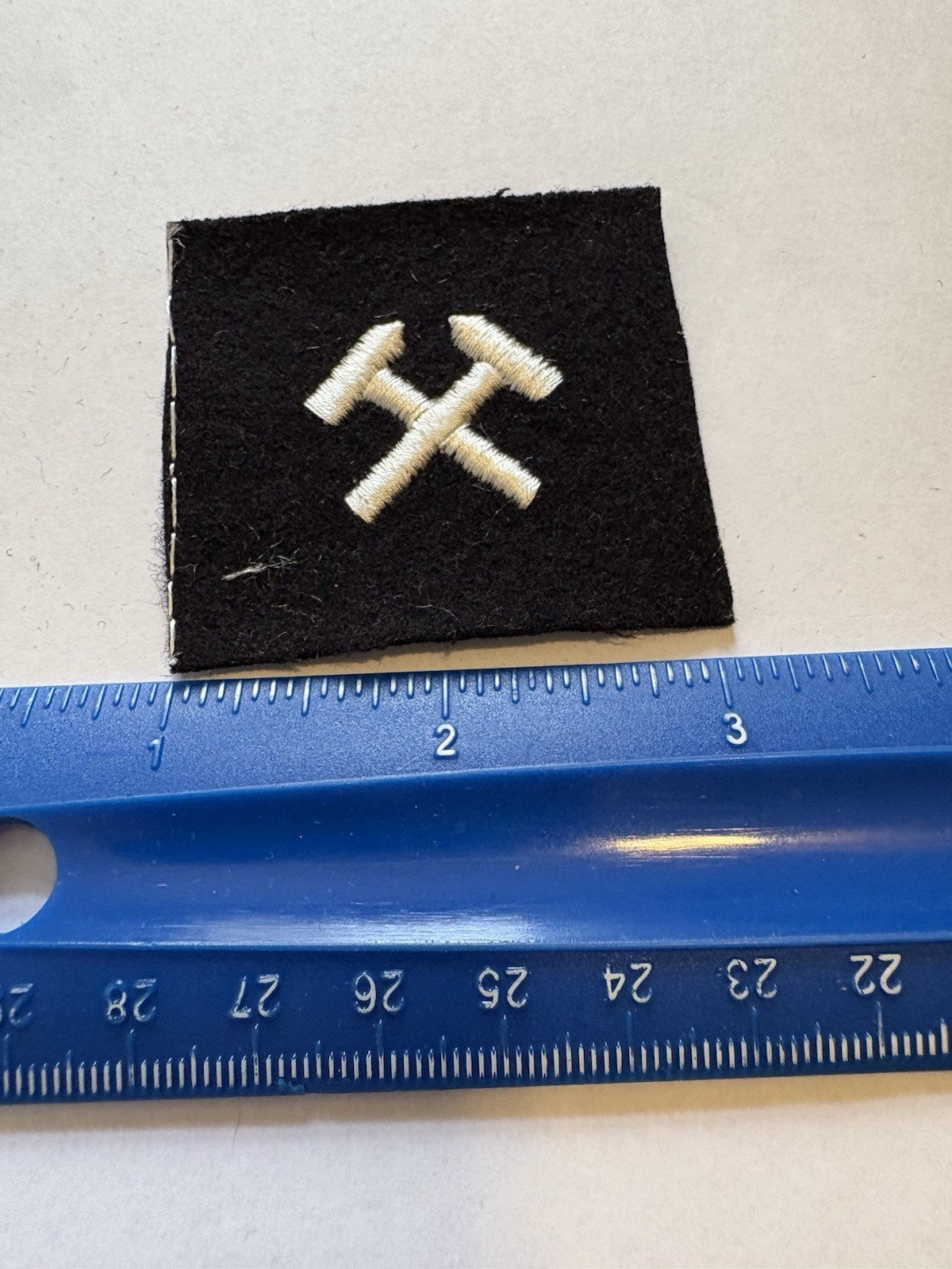 US Navy USN Shipfitter Black Job Rating Insignia Striker Patch INV12789