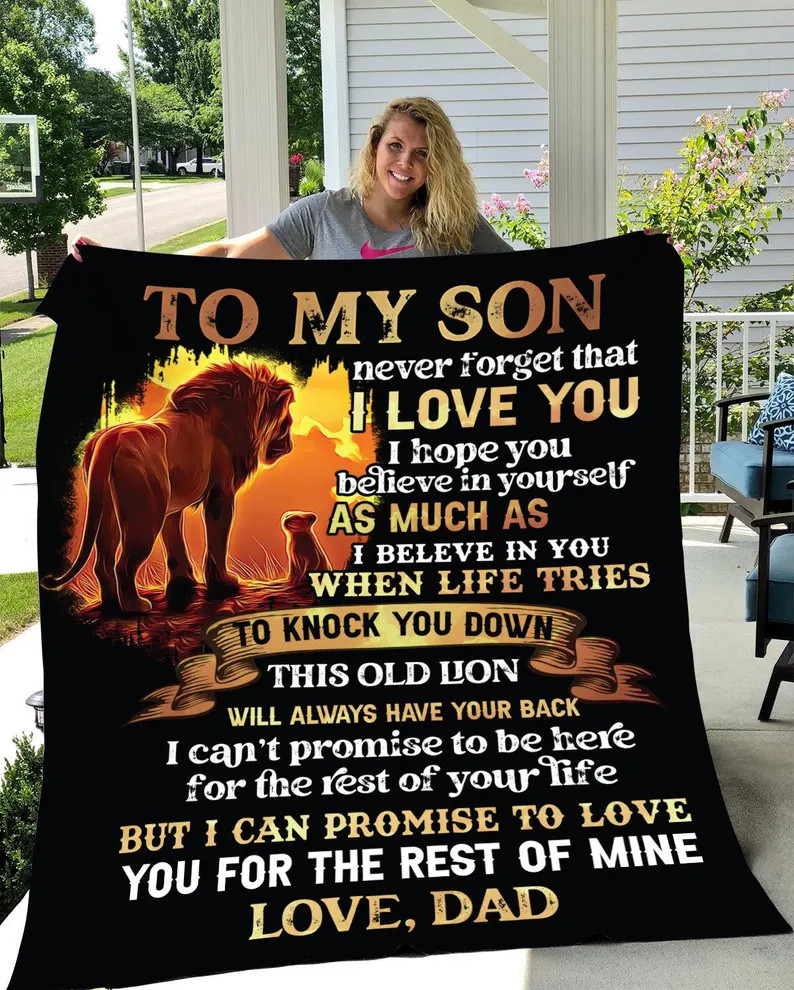 my son will always have your back Blanket Son