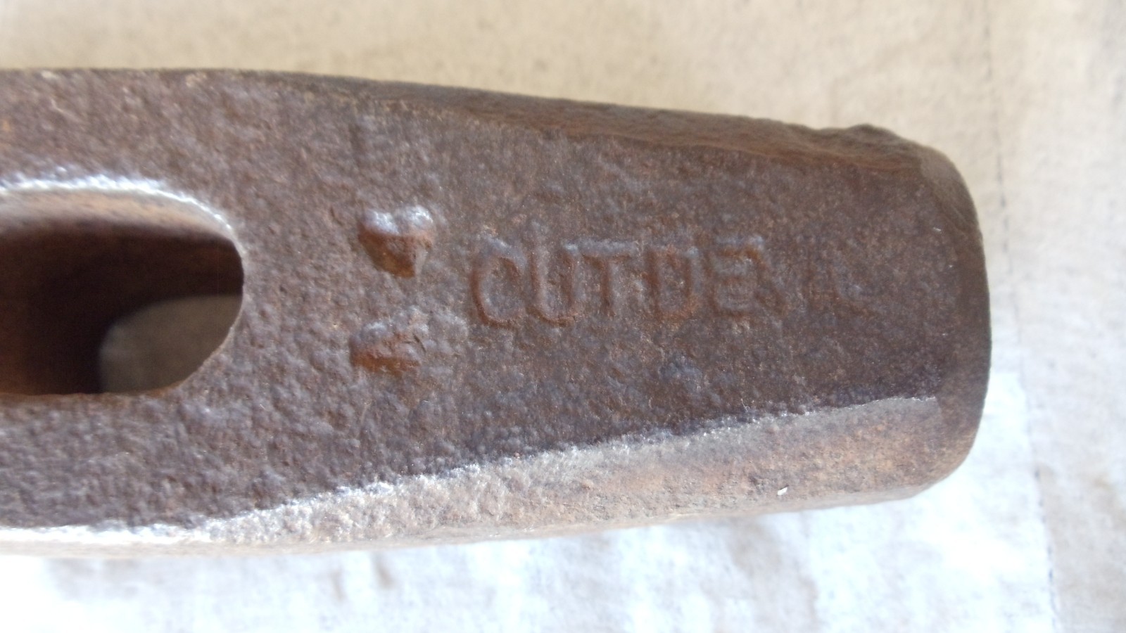 Vintage Cut Devil Railroad Track Chisel Hammer Head Blacksmith Tool 5lb 12oz 10"