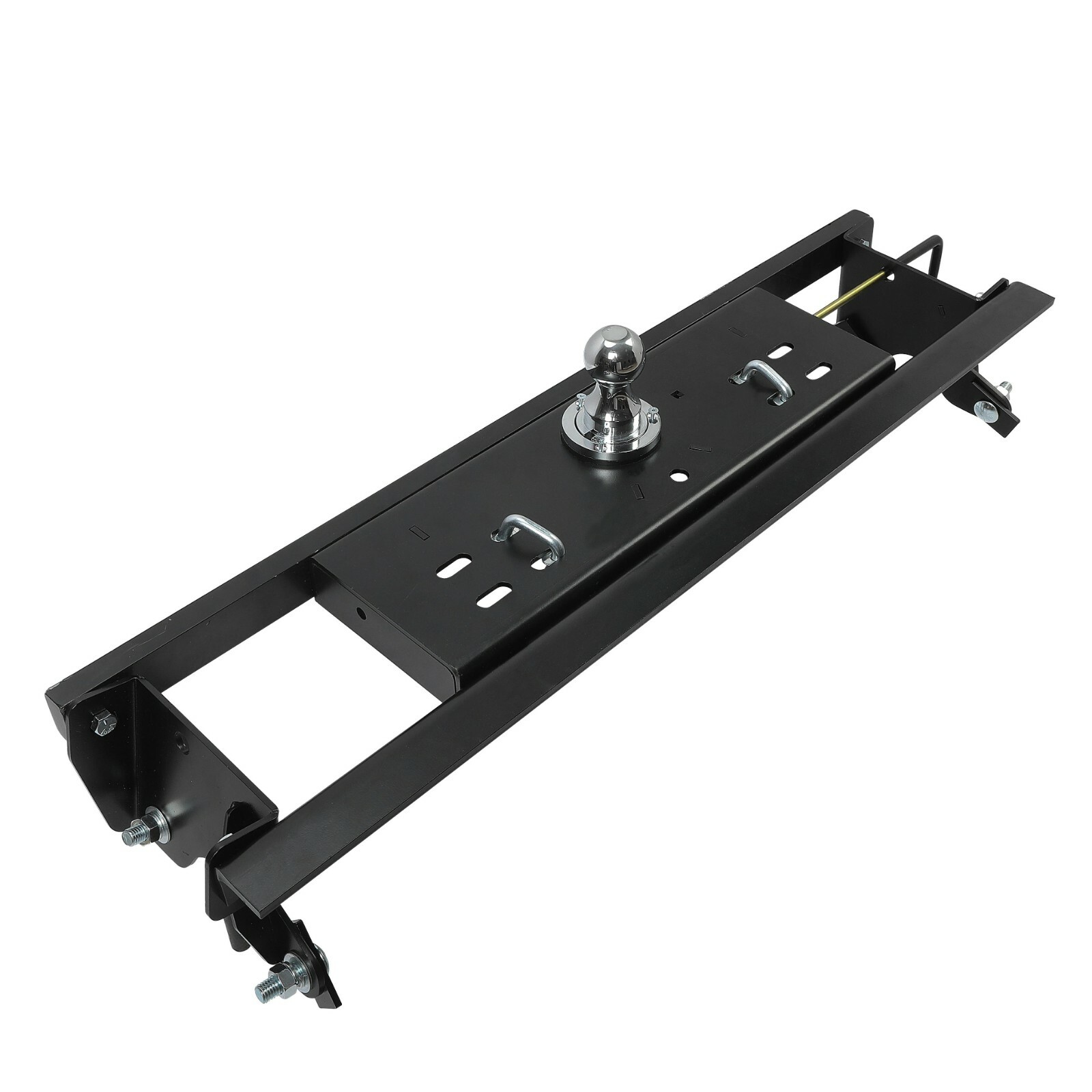 For Ford F150 2015-2020 30,000 lbs Double Lock Gooseneck Trailer Hitch Kit Black