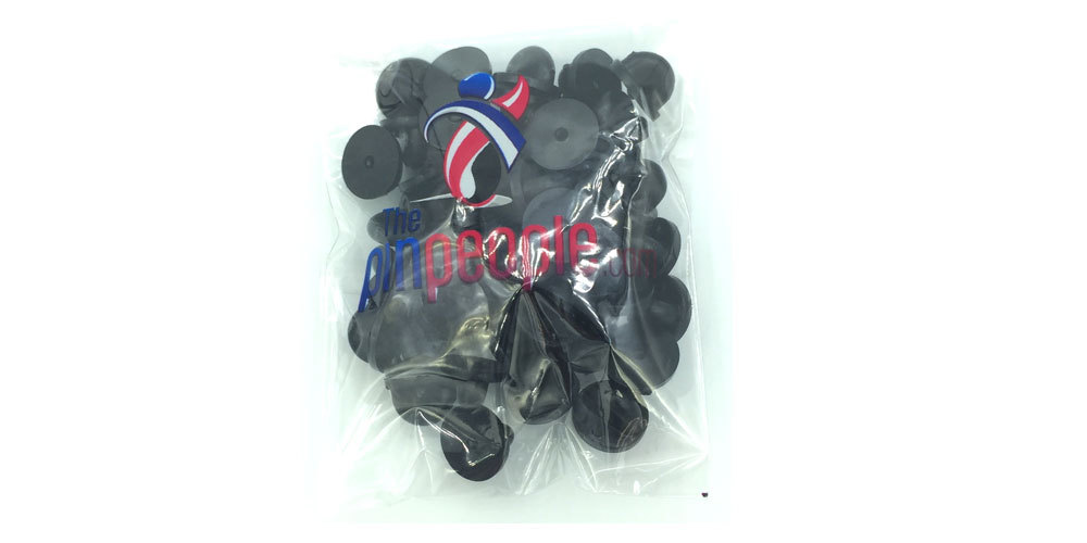 Wholesale Lot "100" RUBBER PIN BACKS