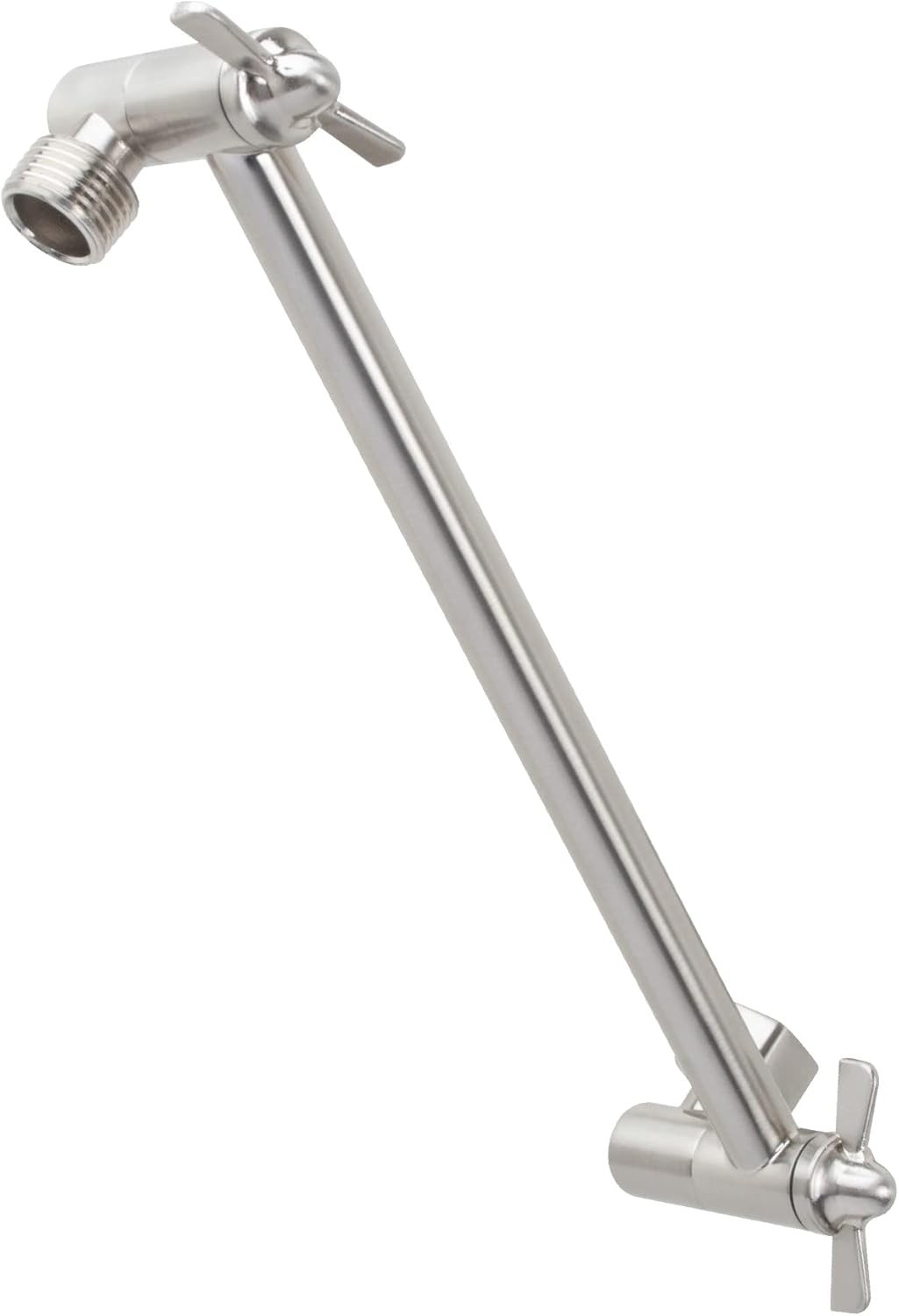 Shower Head Extens Arm by JS Jason Supplies, Adjustable 10 Inch