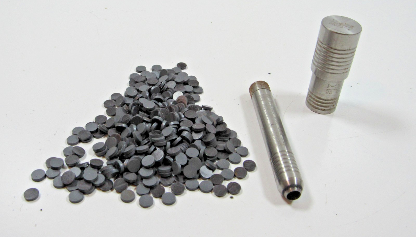 25 Caliber P-Chec Hanned Prec  Wad Cutter Punch  Reloading #P47