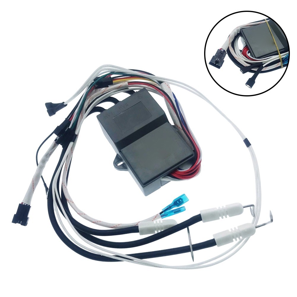 17 Wire Gas Stove Wiring Harness MX8D32 for pulse Igniter Dual Solenoid Valve